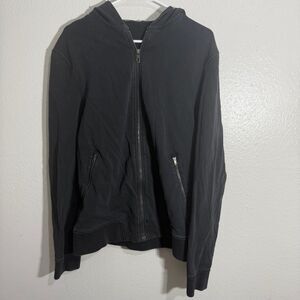 LULULEMON Mens black full zip Jacket size medium